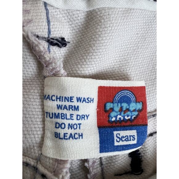 VTG 70s Sears “Put On Shop” Jeans Destroyed Workwear USA Distressed Flare 29x31 - Picture 12 of 14